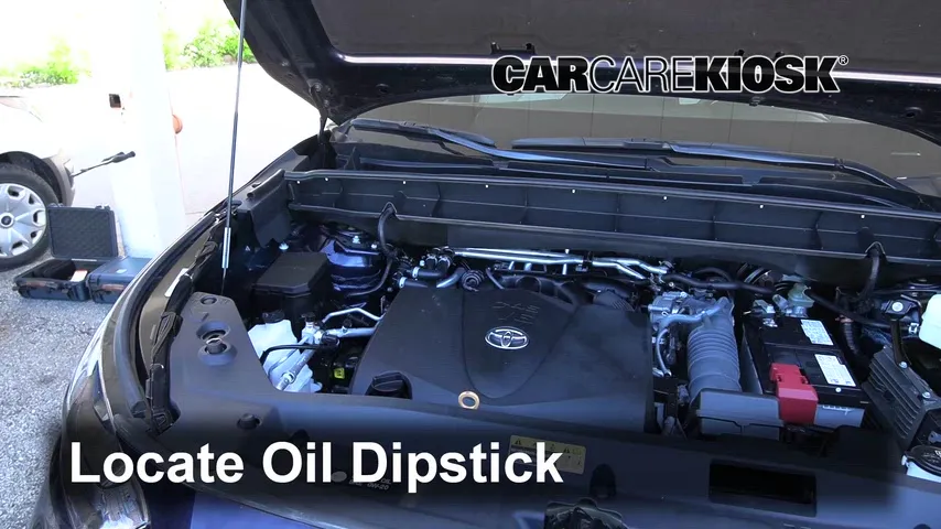 2021 Toyota Highlander XLE 3.5L V6 Huile Vérifier le niveau de l'huile